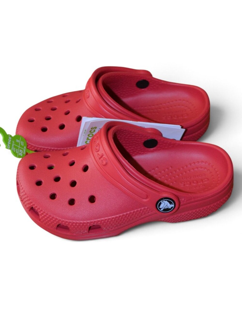 NEW Crocs Classic Clogs Red Kids Size 11